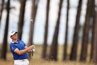 Viktor Hovland with one of his Ping irons at the Genesis Scottish Open (Image via Getty)
